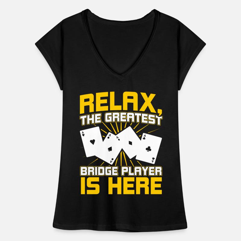 The biggest bridge player is here Women's Vintage T-Shirt