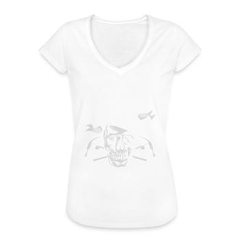 Dachdecker - Frauen Vintage T-Shirt - Schwarz - Vorne - Danielle (179cm)