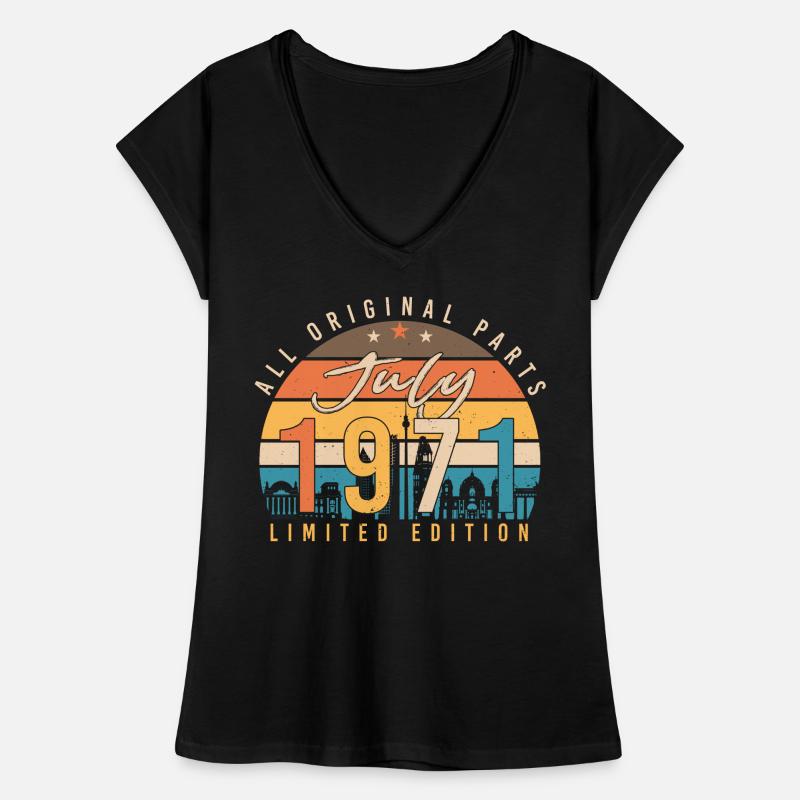 1971 July Gift Idea Women's Vintage T-Shirt