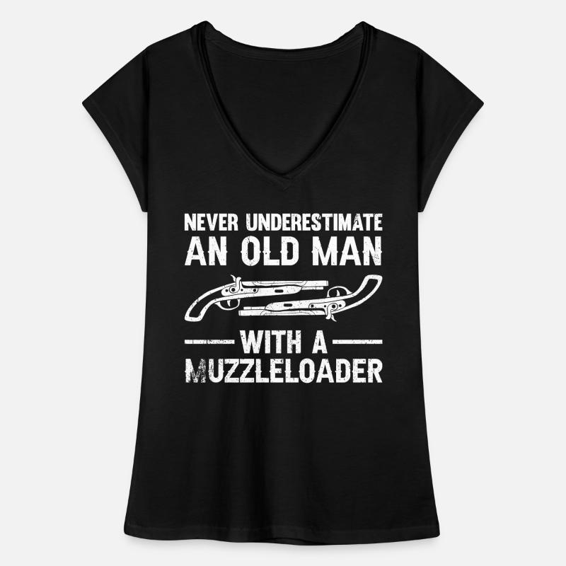 Vorderlader Muzzleloader Muzzle Loading Frauen Vintage T-Shirt