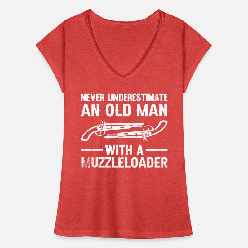 Vorderlader Muzzleloader Muzzle Loading Frauen Vintage T-Shirt