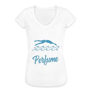 Schwimmer Schwimmen - Frauen Vintage T-Shirt - Schwarz - Vorne - Danielle (179cm)