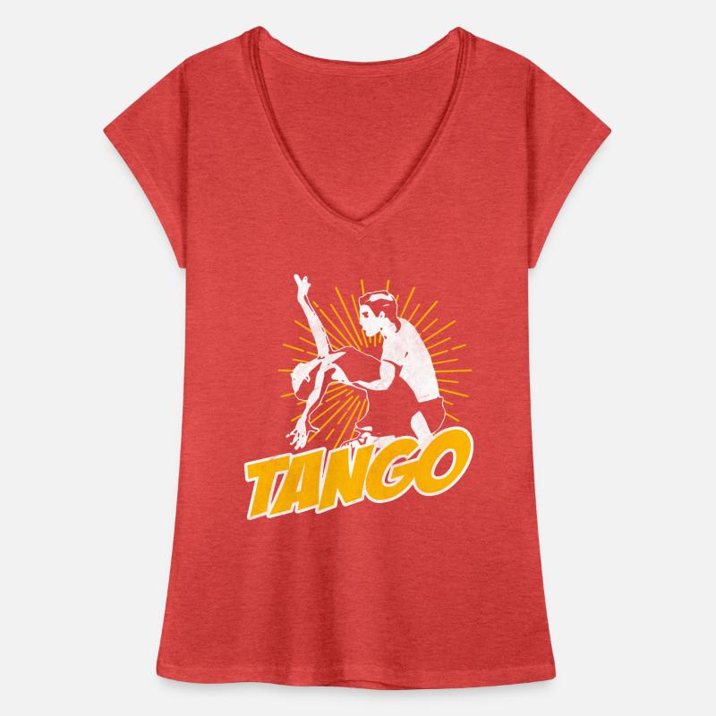 Tango dancing couple dancing class dancing school dancing Women's Vintage T-Shirt