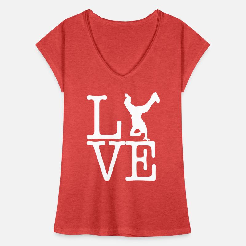 Breakdancing Vrouwen Vintage T-shirt