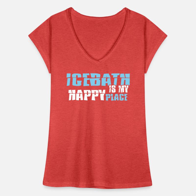 baths winter bathing hole bathing Women's Vintage T-Shirt