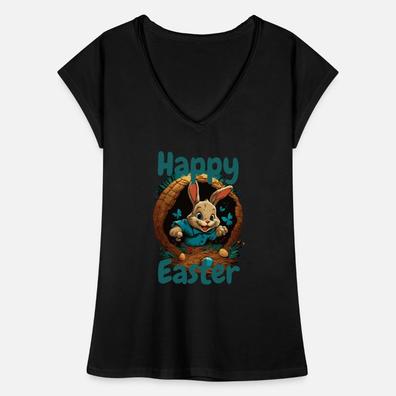happy Easter Easter in the Easter basket Easter Women's Vintage T-Shirt