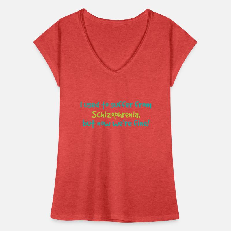 Sensibilisation à la schizophrénie TShirt Design J’avais l’habitude de T-shirt vintage Femme