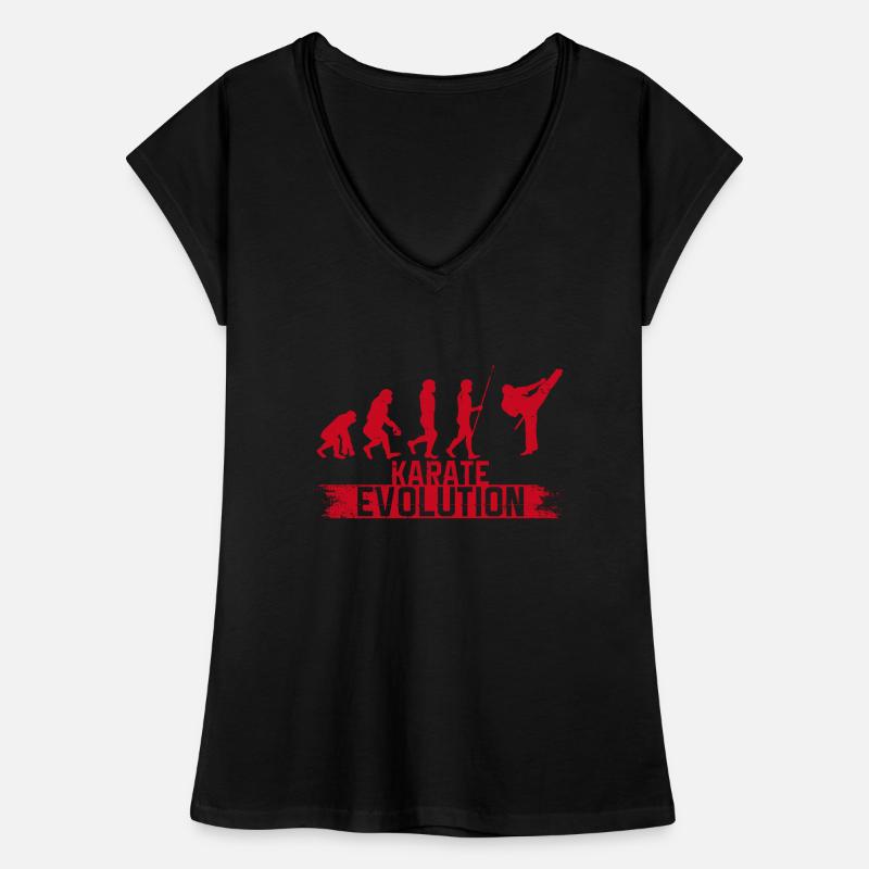 Évolution du karaté T-shirt vintage Femme