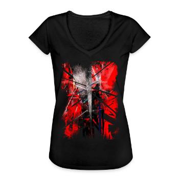 Devil - Women's Vintage T-Shirt - black - Front - Danielle (179cm)