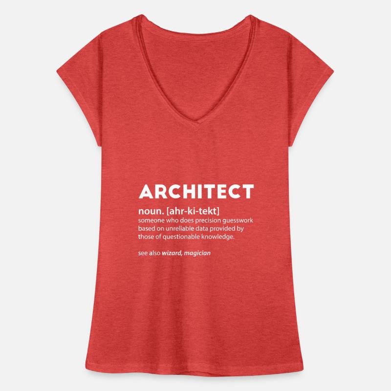 Architecte Signification Nom Définition Architecture T-shirt vintage Femme