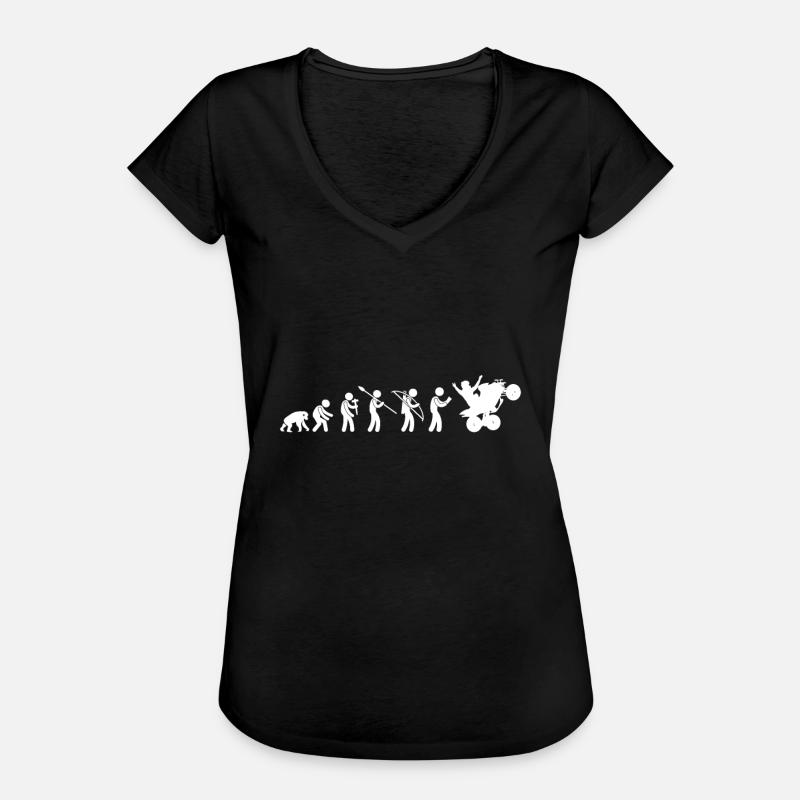 Quad Evolution - Four Wheeling ATV 4 Wheeler - Women's Vintage T-Shirt - black