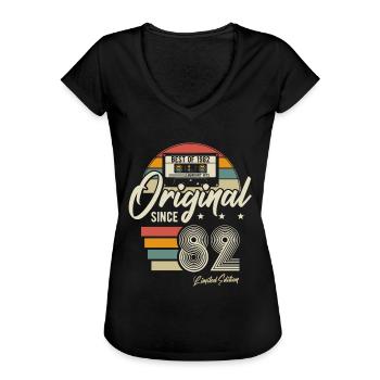 Original Millésime 1982 Vintage anniversaire cadeau - T-shirt vintage Femme - noir - Devant