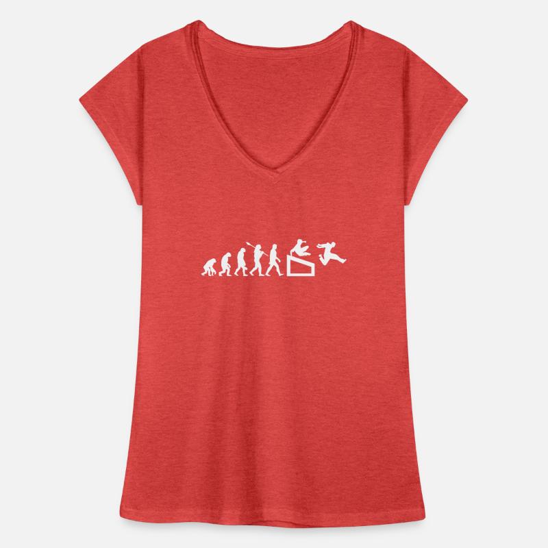 Parkour - Human evolution, Darwin Women's Vintage T-Shirt