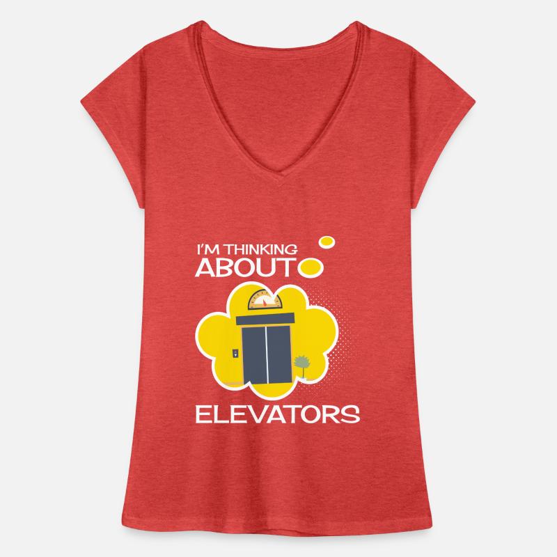 Thinking Elevators Ascenseur Ascenseur Ascenseur T-shirt vintage Femme