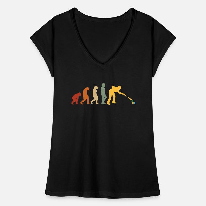 Boules de Boccia Evolution Jeu de Boules Pétanque T-shirt vintage Femme