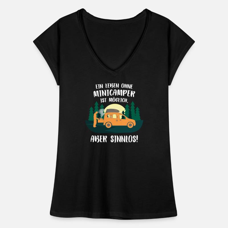 Minicamper SINNLOS Camping-Camper Microcamper Frauen Vintage T-Shirt