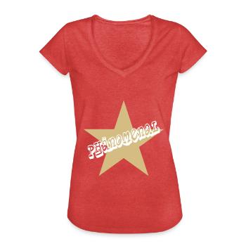 phänomenal geschenk deutschrap hip hop - Frauen Vintage T-Shirt - Rot meliert - Vorne - Danielle (179cm)