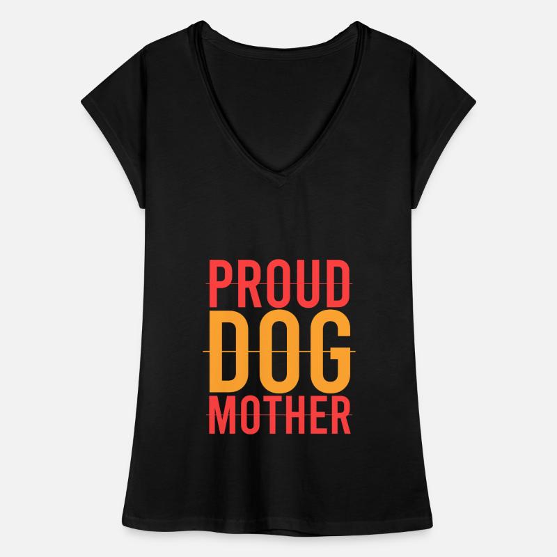 fière mère de chien T-shirt vintage Femme