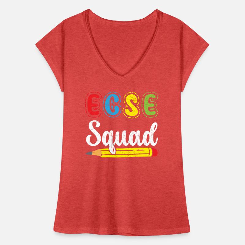 ECSE Squad Speducator SPED Lehrer Autismus Frauen Vintage T-Shirt