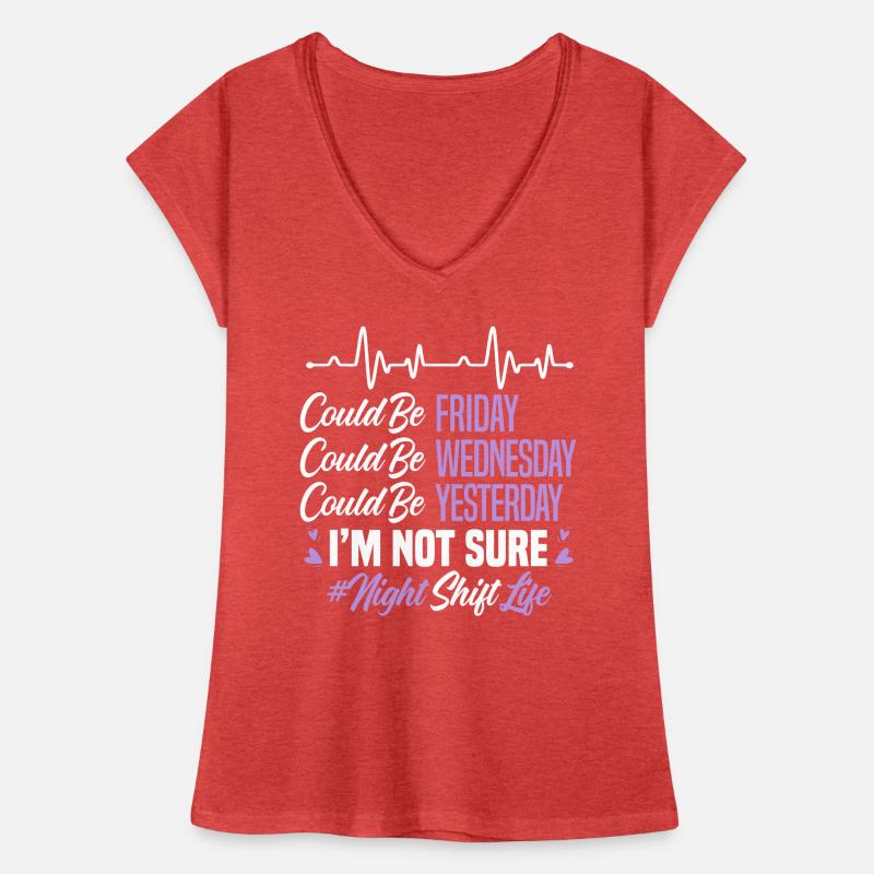 Night Shift Life Graveyard Shift Worker Employee Women's Vintage T-Shirt
