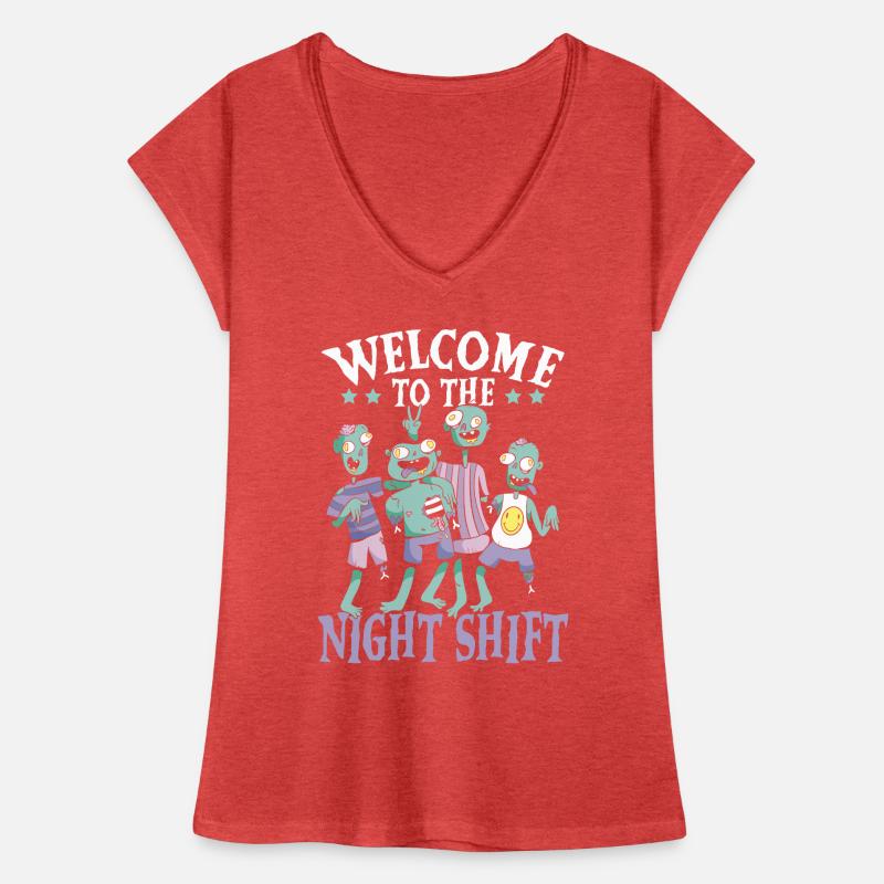 Willkommen bei The Night Shift Graveyard Shift Worker Frauen Vintage T-Shirt