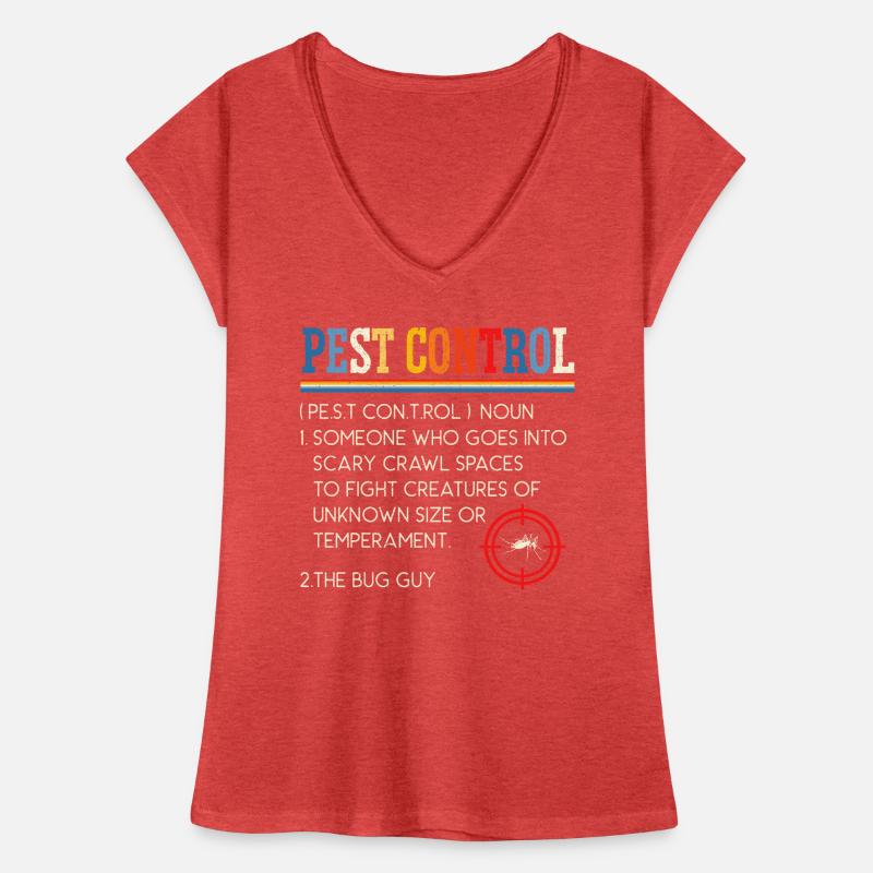 Kammerjäger Tierbekämpfung Schädlingsbekämpfung Frauen Vintage T-Shirt