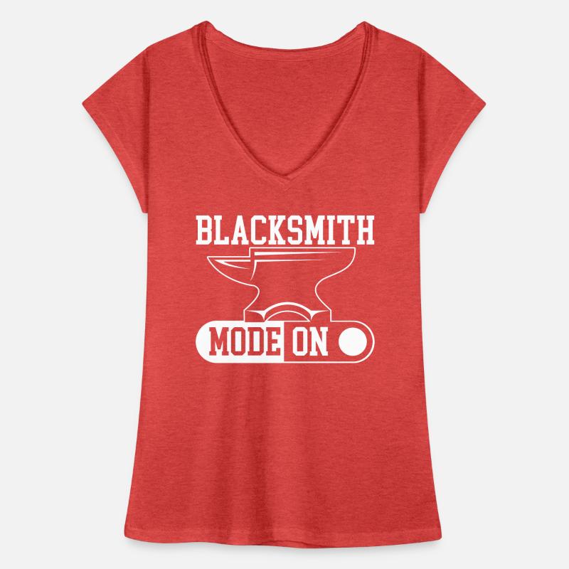 Blacksmith Mode On Metalsmith Forging Metalworker Women's Vintage T-Shirt