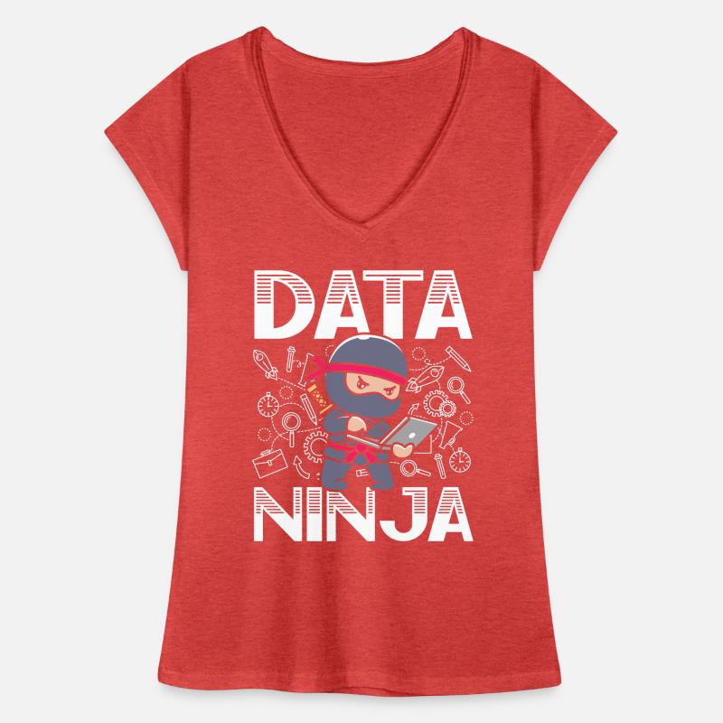Data Ninja Data Whisperer Data Scientist Women's Vintage T-Shirt
