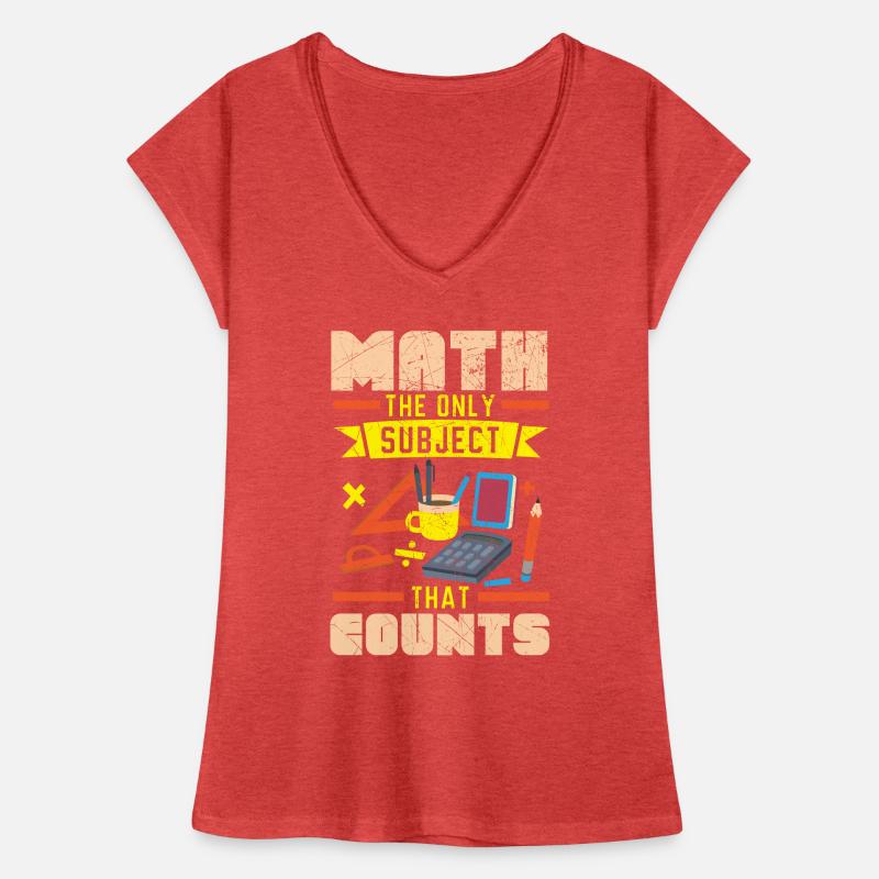 Les maths la seule matière qui compte professeur de maths T-shirt vintage Femme