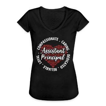 Schulverwalter Schulleiter Admin Squad - Frauen Vintage T-Shirt - Schwarz - Vorne