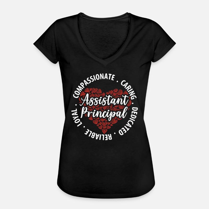 Schulverwalter Schulleiter Admin Squad - Frauen Vintage T-Shirt - Schwarz