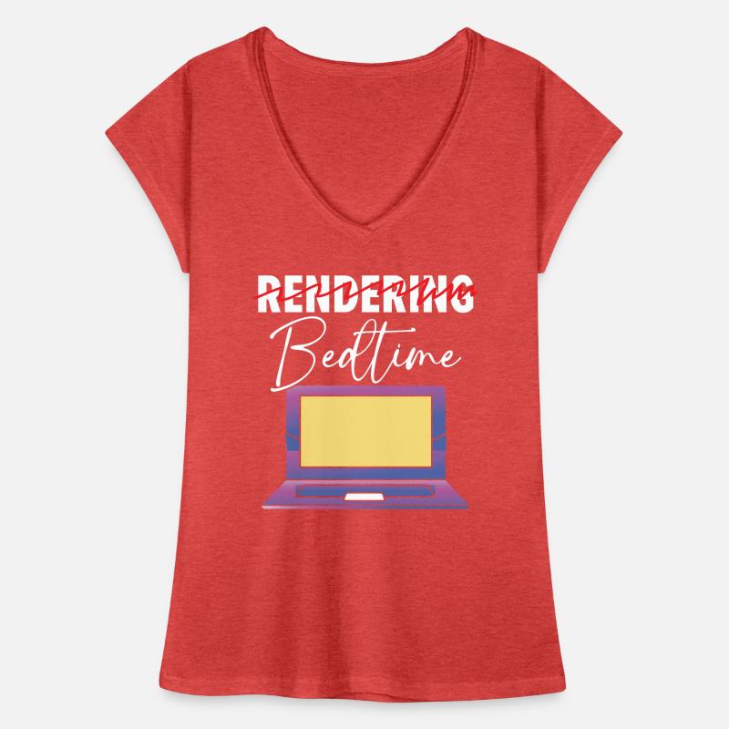 3d Animator Animate Key Frames Rendering Animation Women's Vintage T-Shirt