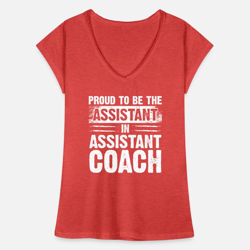 Assistant Coach Sport Trainer Team Coaching Women's Vintage T-Shirt