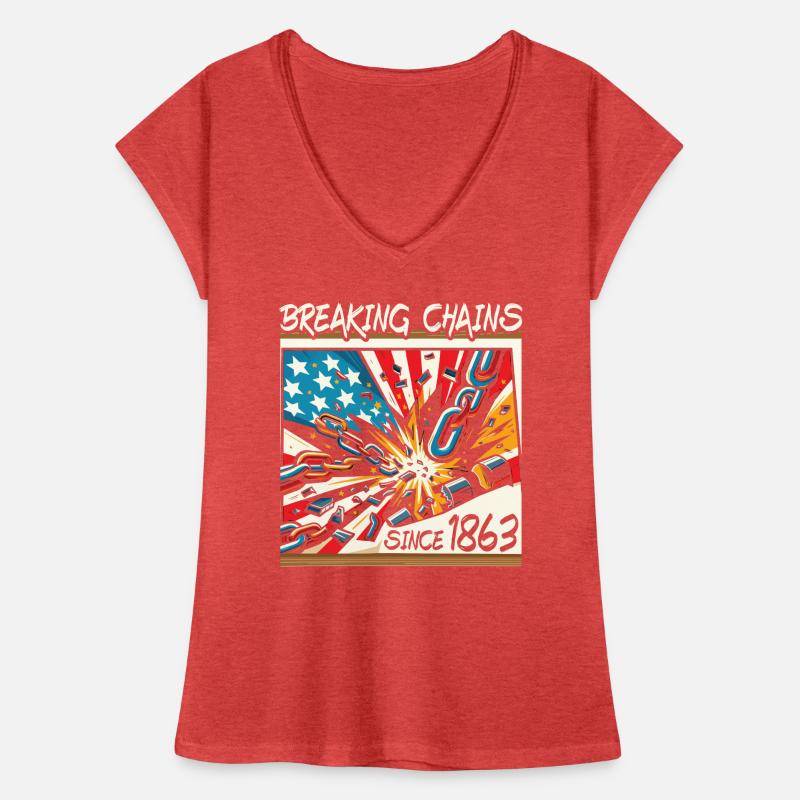 Emancipation Proclamation Black Pride Juneteenth Women's Vintage T-Shirt
