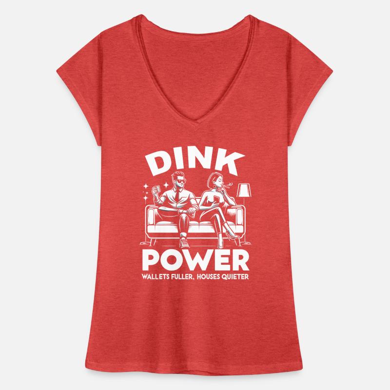 Doppeltes Einkommen Keine Kinder Ehe Ehepaar DINK Frauen Vintage T-Shirt
