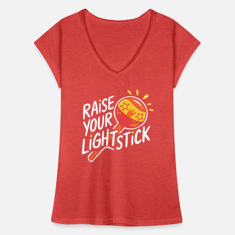 K-Pop Musique pop coréenne Corée du Sud Kpop Lightstick T-shirt vintage Femme