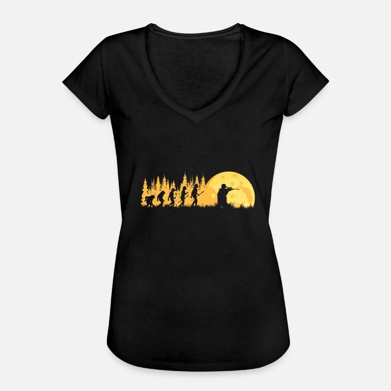 Hunter Evolution Hunting - Women's Vintage T-Shirt - black
