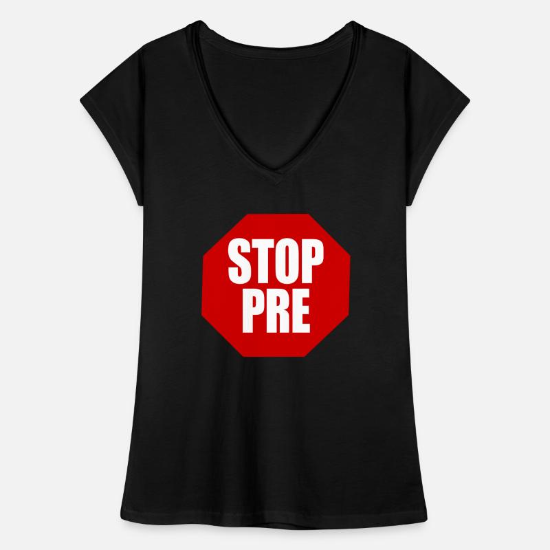 Stop Pre Marathon Running Gift Runner Stop Pre Frauen Vintage T-Shirt