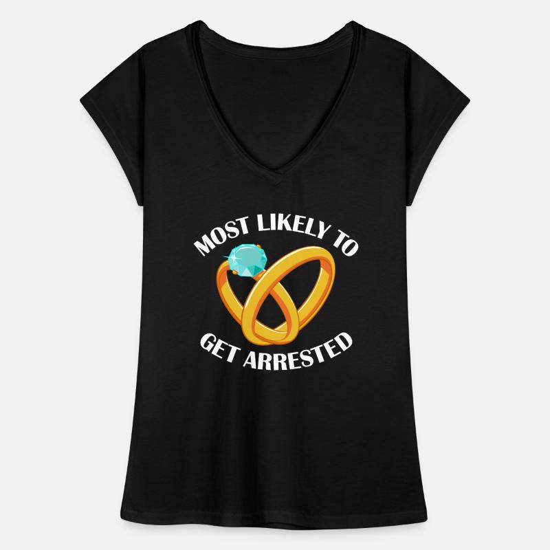 H�chstwahrscheinlich verhaftet wird eine lustige p Frauen Vintage T-Shirt