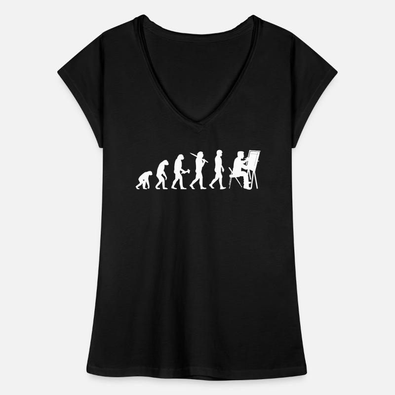 Technischer Zeichner Bauzeichner Evolution Frauen Vintage T-Shirt
