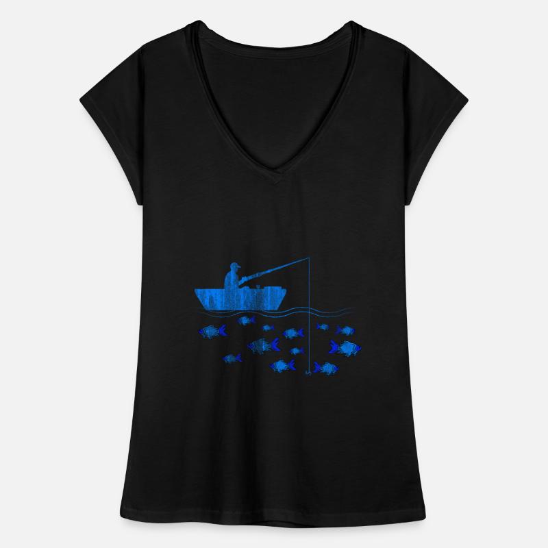 Fishing fish Women's Vintage T-Shirt