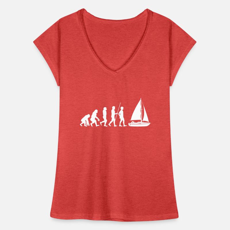 Evolution de la voile T-shirt vintage Femme