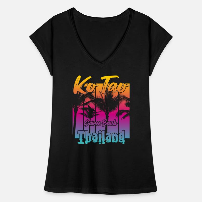 Ko Tao Sairee Beach Thaïlande T-shirt vintage Femme