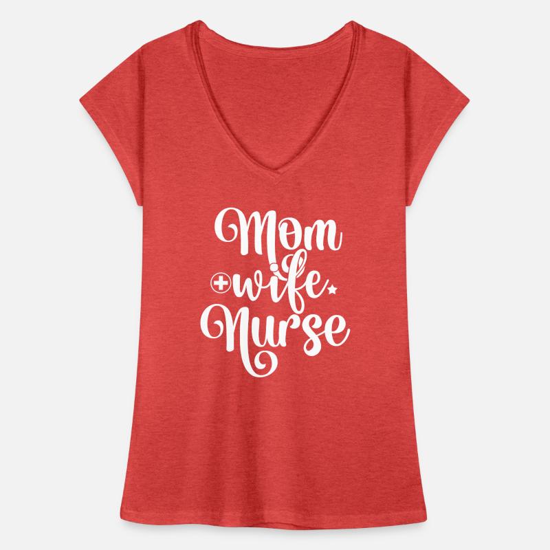 Mutter Ehefrau Krankenschwester Frauen Vintage T-Shirt