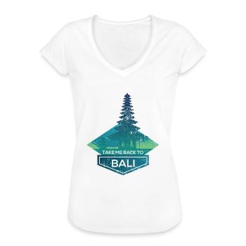 Bali - Frauen Vintage T-Shirt - Schwarz - Vorne