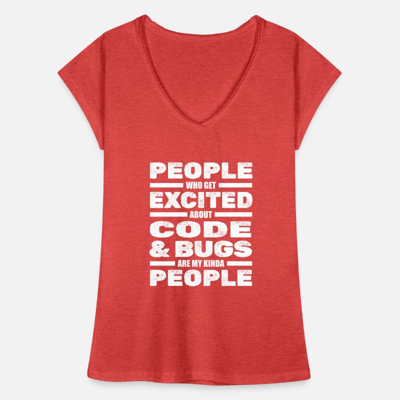 Programmeur Coder Développeur de logiciels T-shirt vintage Femme