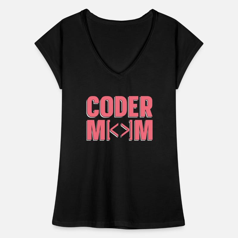 Programmeur Coder Développeur de logiciels T-shirt vintage Femme
