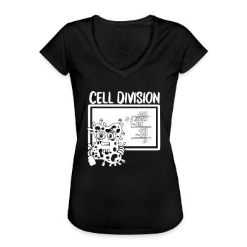 Biologie Biologe Kinder Biologie - Frauen Vintage T-Shirt - Schwarz - Vorne - Danielle (179cm)