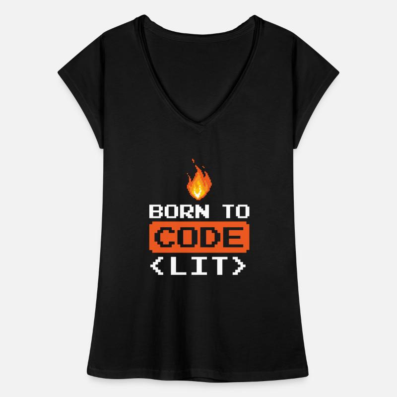 Développeur Coder Programmeur Drôle T-shirt vintage Femme