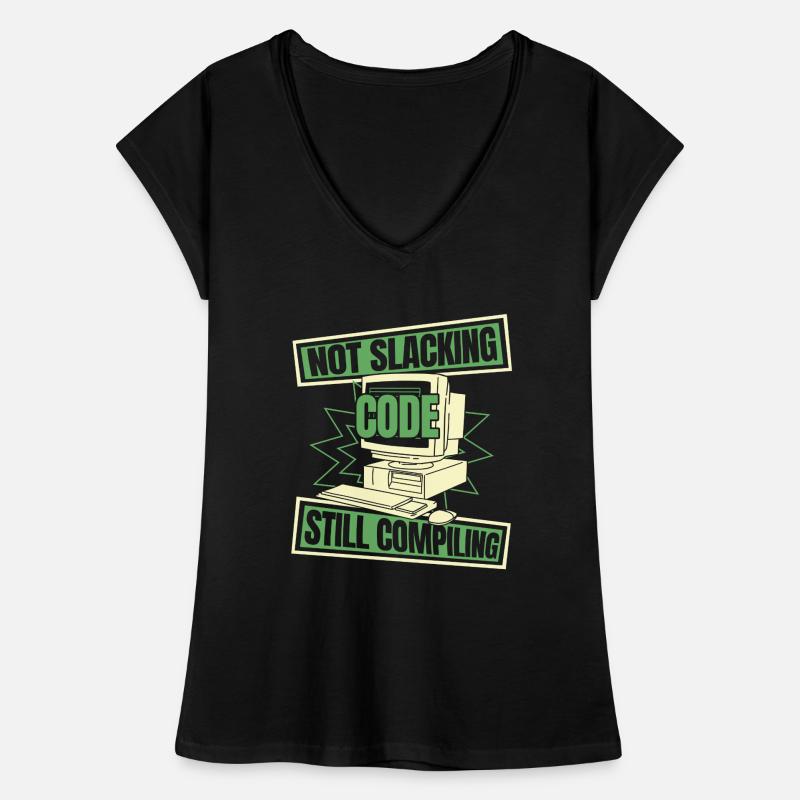 Developer Coder Programmer Slacken Women's Vintage T-Shirt